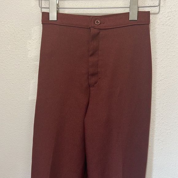 JC Penny Pleated Rust Trousers - Picture 3 of 7